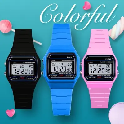 Montre Connectée Enfant LED Étanche - Sport & Militaire