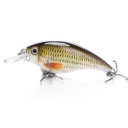 Afbeelding van TreHook 6 cm Zwart Minnow – Drijvende Wobbler voor Forel & Bass