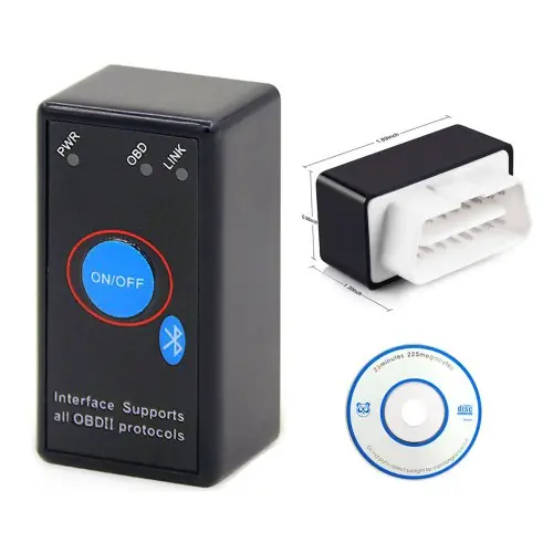 Image de Outil de Diagnostic Voiture Bluetooth ELM327 V1.5 OBD2