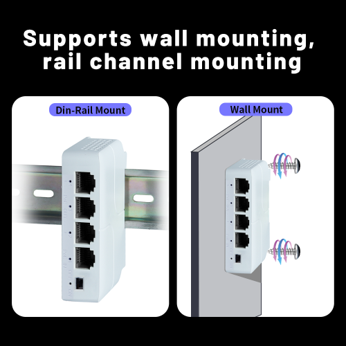 Bild von PoE-Extender mit 4 Ports – Einfach & Schnell für IP-Kameras & AP