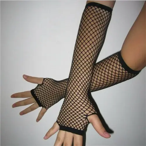 Image de Gants Longs Résille Néon - Protection Solaire Féminine