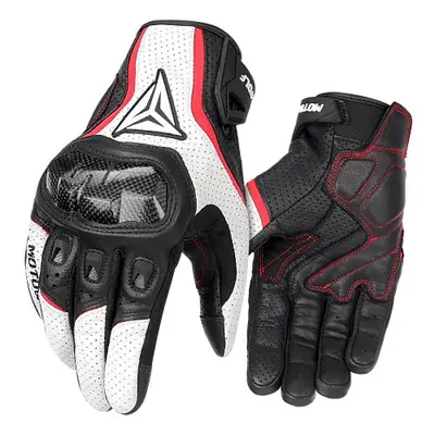 Image de Gants Moto en Fibre de Carbone & Cuir - Protection Maximale