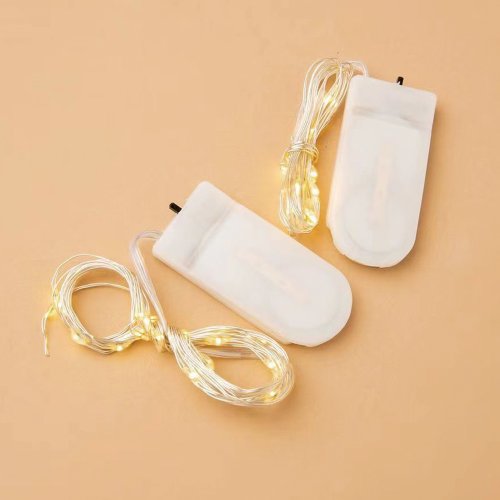 Image de Guirlande LED Cuivre Nickel - Lumière Chaleureuse pour Fêtes & Déco