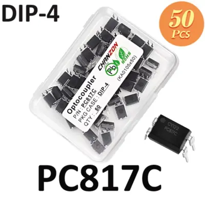 Image de Optocoupleur PC817 - Lot de 50 pièces DIP-4