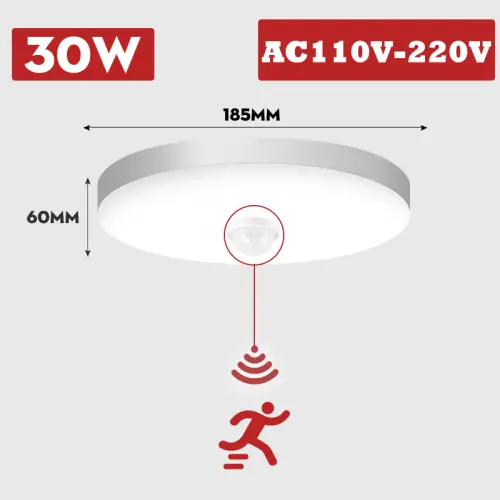 30W capteur lumières
