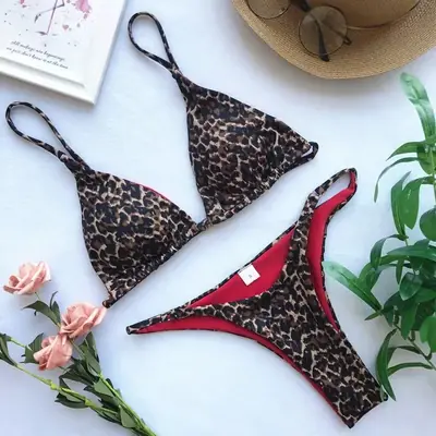 Image de Bikini Léopard Push-Up Ultra-Sexy