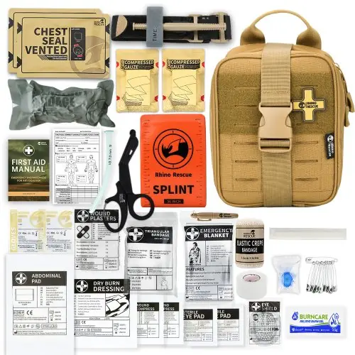 Image de Trousse de Premiers Secours Rhino Rescue - Kit Tactique pour Urgences