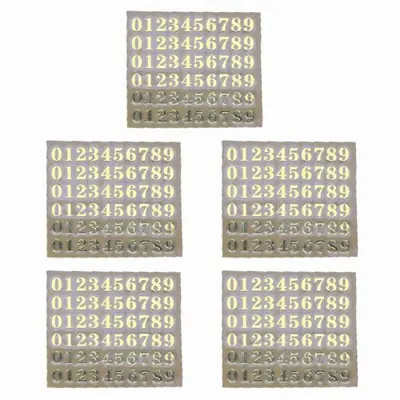 Image de Lettres & Chiffres en Résine Époxy UV - Décoration Créative