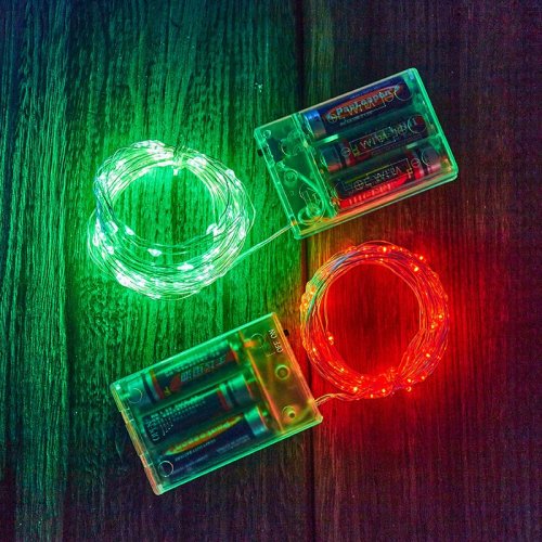 Zdjęcie 10M 100 diod LED girlanda ze srebrnego drutu girlanda żarówkowa ślubna girlanda lampa na przyjęcie bożonarodzeniowe ogród na zewnątrz dekoracja sypialni zasilanie bateryjne