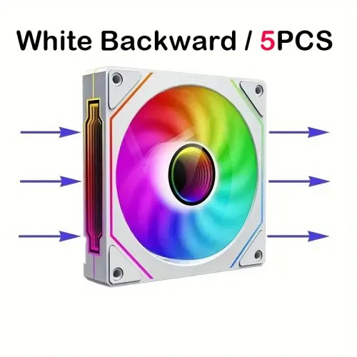 Weiß rückwärts 5pcs