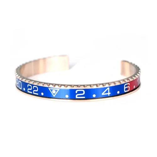 Roze goud rood blauw