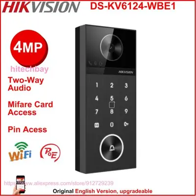 Image de Sonnette Intelligente Hikvision 4MP avec WiFi et POE
