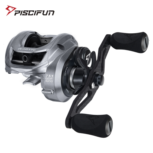 Image of Piscifun Alloy M Metal Baitcasting Reel with 10kg 22lb Max Drag, High-Low Speed Shield Bearings for Strong Saltwater Fishing Performance