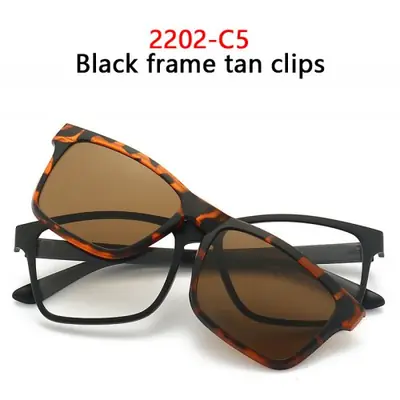 Image de Lunettes 6 en 1 : Polarisation, Vision Nocturne & Clip Magnétique