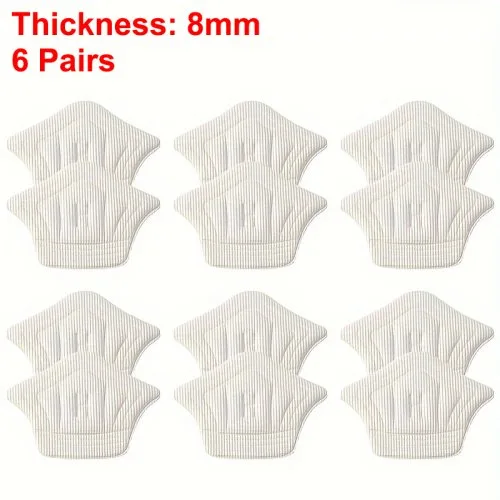 6pairs-Beige-8mm