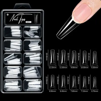 Image de Ongles en Gel Semi-Permanents - 100 Pièces
