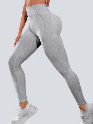 Image de Leggings Yoga Haute Taille Sans Couture - Levage des Hanches