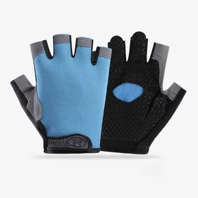 Gants de vélo demi-doigt respirants et antidérapants