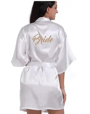 Image de Robe de Mariée de Maman en Soie - Élégante & Sexy