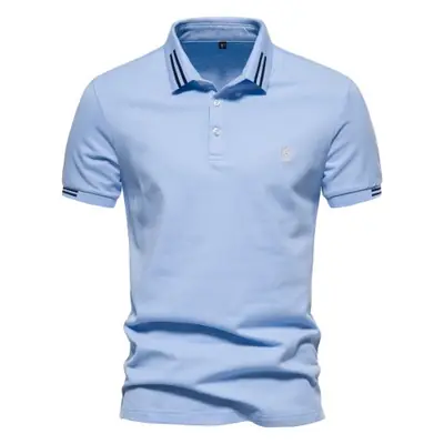 Image de Polo Homme Coton 100% - Style Décontracté Été