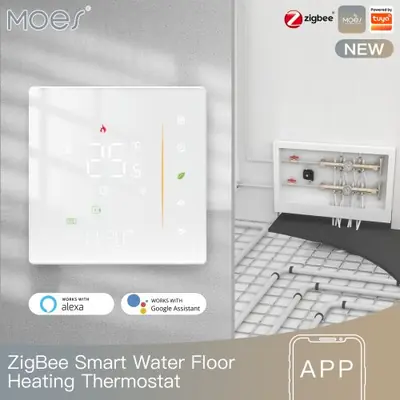 Image de Thermostat Zigbee Intelligent pour Chauffage et Climatisation