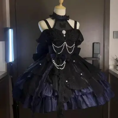 Image de Robe Lolita Japonaise Kawaii - Style Princesse Y2K