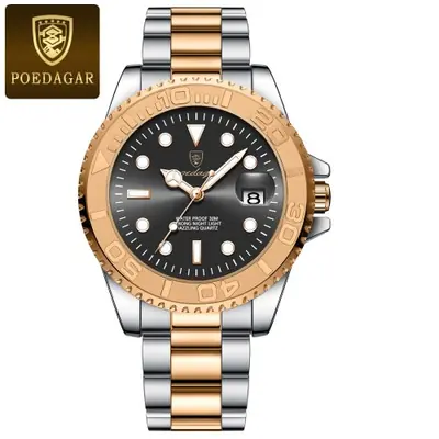 Image de Montre Homme Luxe Quartz Étanche - Design Sportif & Élégant
