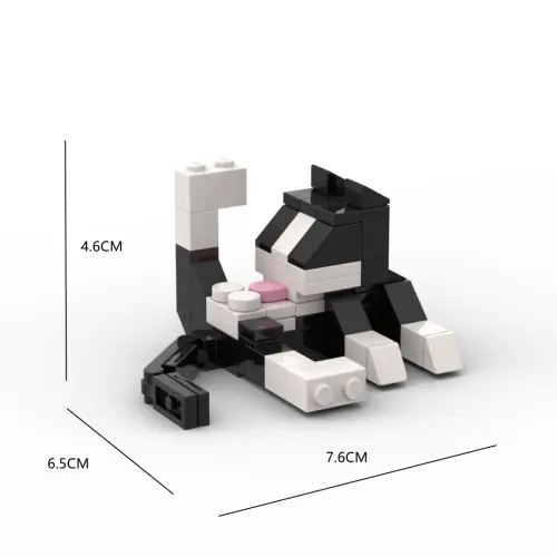 Image de Chat MOC en Briques - Jeu de Construction Créatif