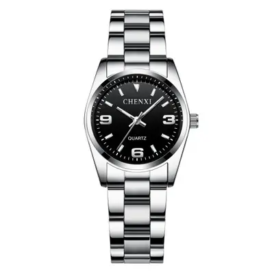 Image de Montre Femme Luxe Étanche avec Strass - Style Élégant & Quartz