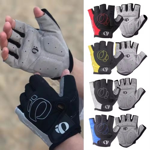 Image of 1Pair Half Finger Cycling Gloves Anti-slip Anti-sweat Gel Bicycle Riding Gloves Shock MTB Road Mountain Bike Sports Gloves