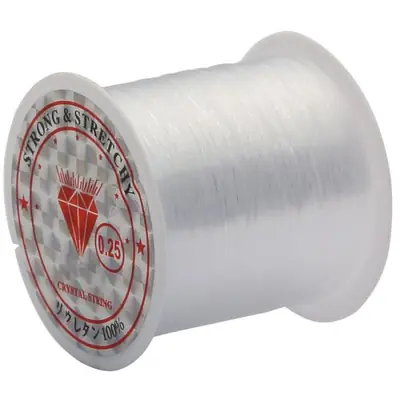 Fil Cristal Transparent 0.2-1mm - Idéal pour Bijoux Faits Main