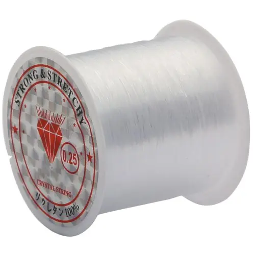 Image de Fil Cristal Transparent 0.2-1mm - Idéal pour Bijoux Faits Main