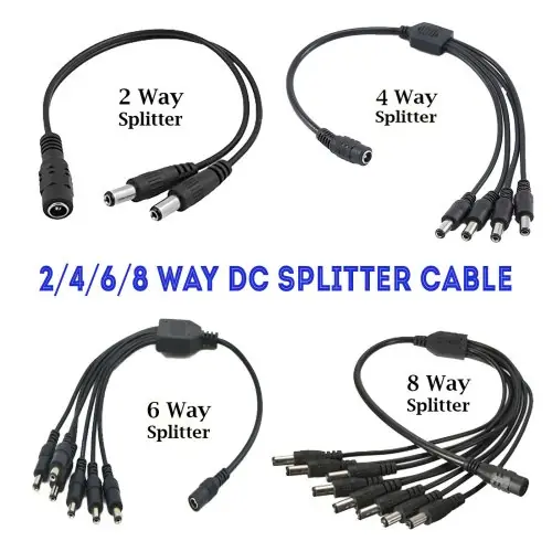 Image de Répartiteur d'alimentation CCTV 2-8 voies 12V/9V