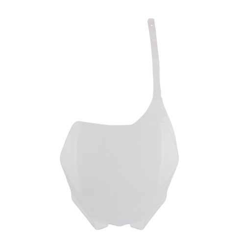 Immagine di Targa Frontale in Plastica con Nome e Croce per Yamaha YZ 125, 250, 250F, 450F, WR, YZF - Modello 2006-2014 - Accessorio Moto Cross Personalizzabile
