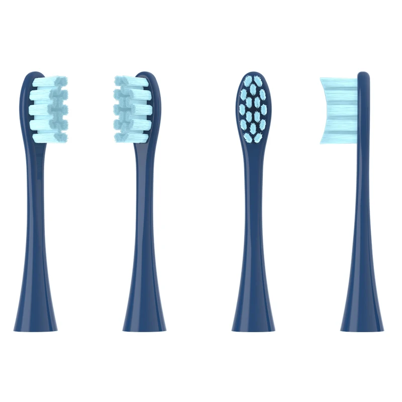 Imagen de Cabezales de Repuesto Suaves para Cepillo de Dientes Eléctrico Oclean X, X Pro, Z1, F1 - Cerdas Azules de Dupont, Compatible con Cepillos Sónicos, Paquete de 2, 4 o 6 Unidades
