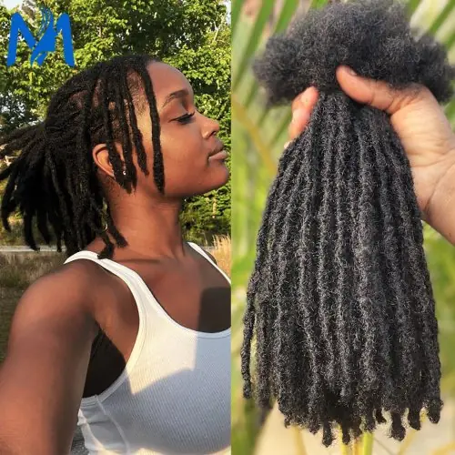 Image de Dreadlocks Humains 8 Pouces - Épaisseur 0,6cm