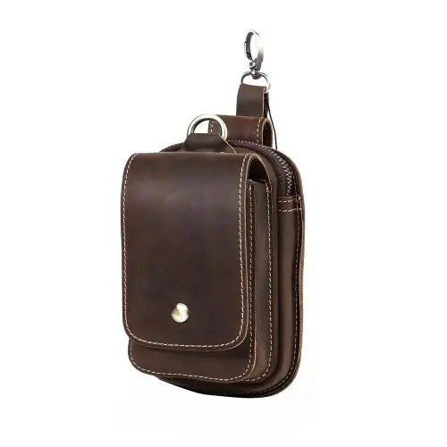 Image de Sac Banane Cuir Véritable - Petit Format & Style Rétro