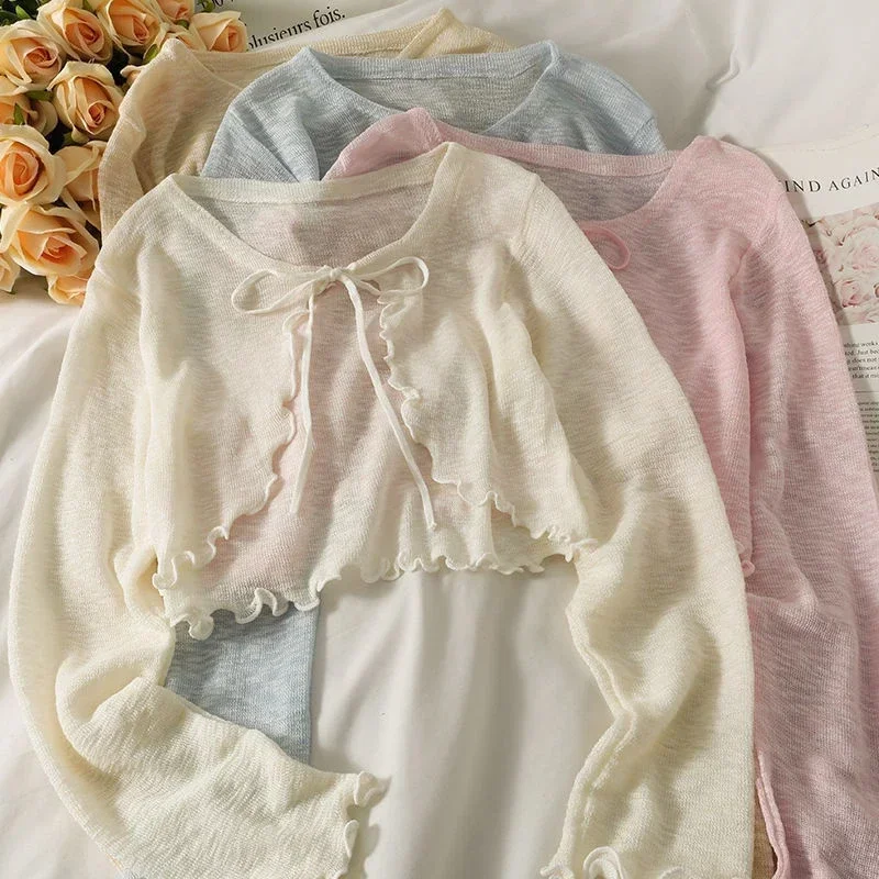 Image de Blouse à Lacets Élégante Style Coréen