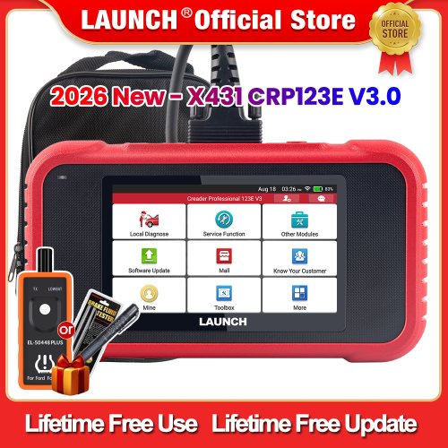 Bild von X431 CRP123E V2.0 – Professioneller OBD2 Diagnose-Scanner mit ABS/SRS Reset