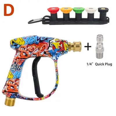 Image de Pistolet à Eau Haute Pression - Connecteur Rapide pour Nettoyeur
