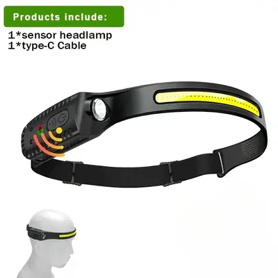 Image de Lampe LED Rechargeable USB - Torche Étanche pour Camping & Pêche