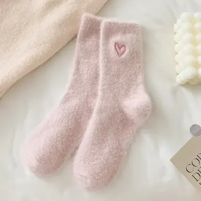 Image de Chaussettes en Fourrure de Vison Chaudes pour Femme
