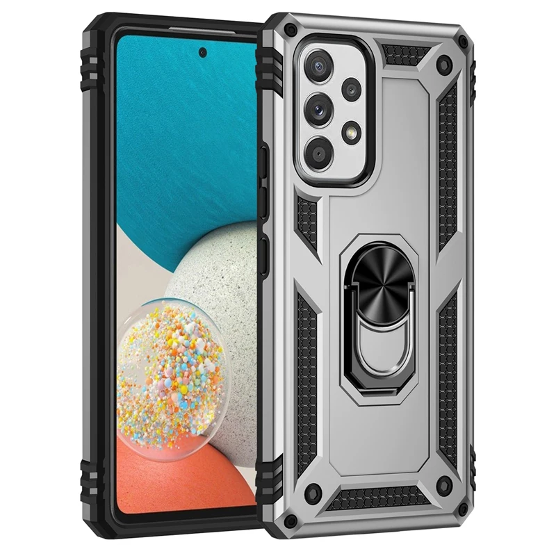Afbeelding van Schokbestendige Armor Case met Metalen Ring voor Samsung Galaxy