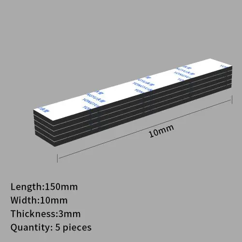 Vierkant 10X150mm 5pcs