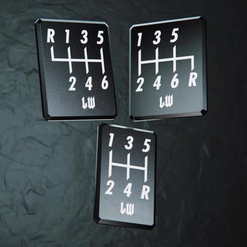 Afbeelding van Stijlvolle Versnellingspook Sticker voor Auto Interieur