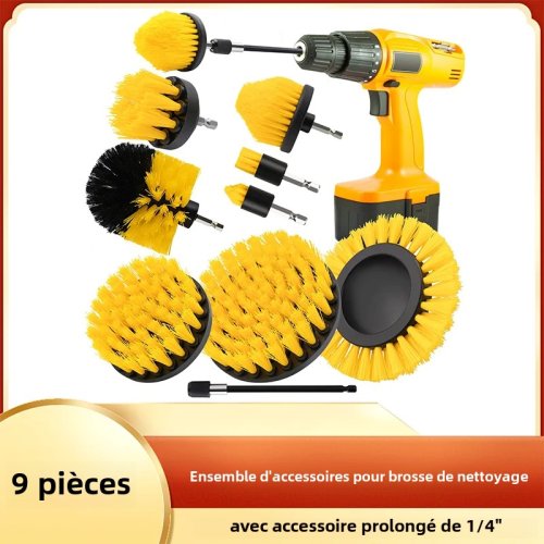 Image de Brosse à Récurer Électrique - Nettoyage Facile Salle de Bain
