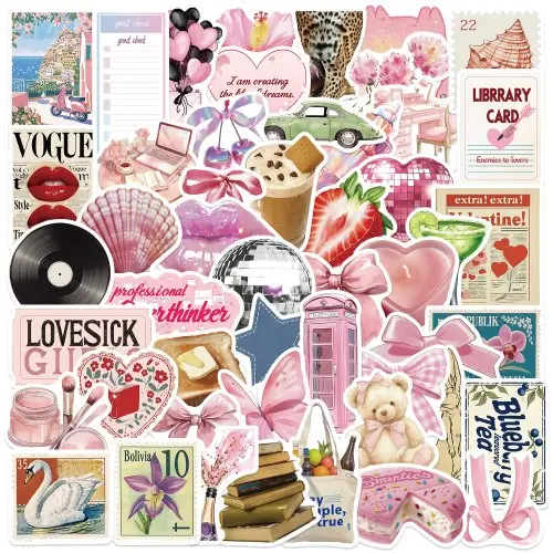 Image de Stickers Roses Art Déco pour Enfants