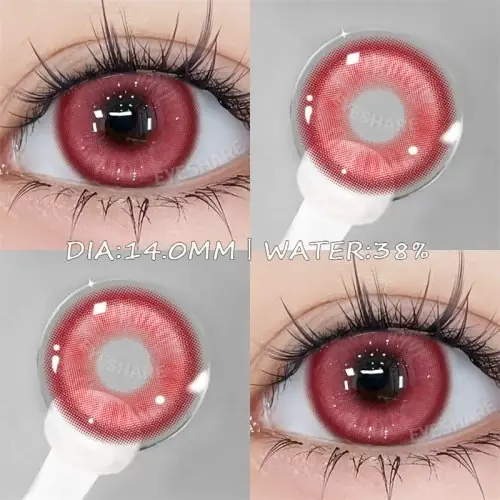 Image de Lentilles de Contact Colorées - Bleues, Violettes, Roses