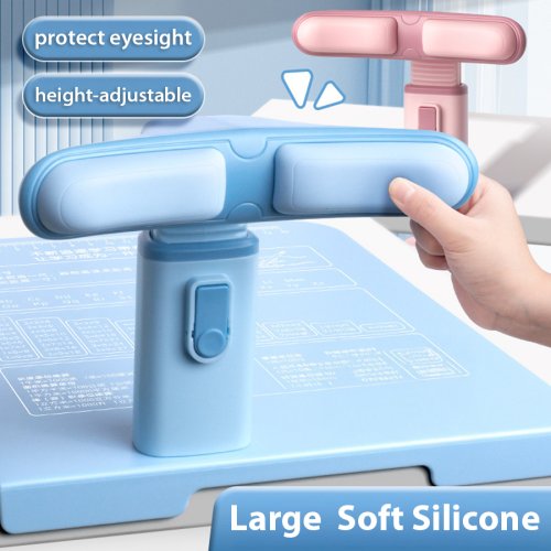 Imagen de Alfombrilla Ergonómica con Abrazadera Ajustable para Escritorio, Corrector de Postura y Protección Visual para Estudiantes, Oficina y Hogar