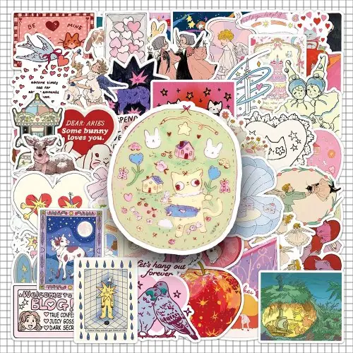 Image de Stickers Kawaii Fées & Graffiti - Déco Mignonne pour Tous les Objets